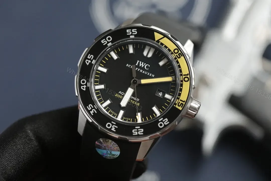 View 2 of IWC Aquatimer 2000 Stainless Steel / Black Dial Rubber IW3568-02