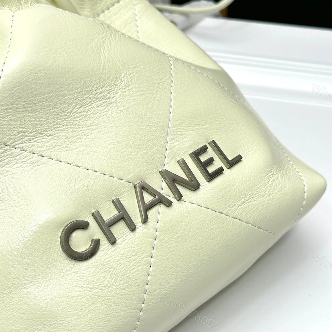 View 2 of Chanel 22 Mini Handbag Light Yellow