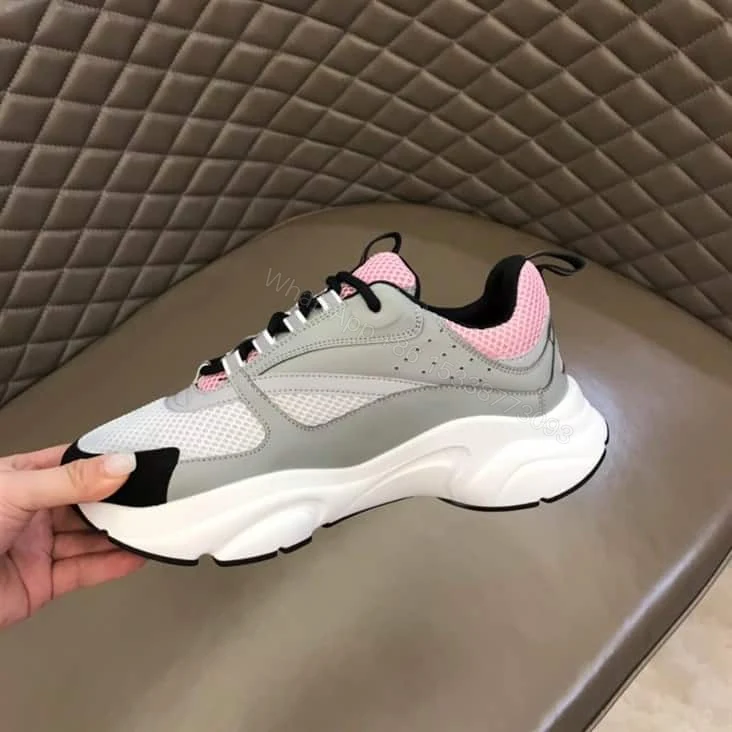 View 3 of B22 SNEAKER TECHNICAL MESH WITH AND CALFSKIN – CD109