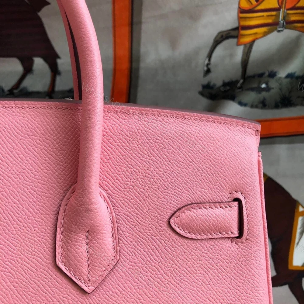 View 5 of Hermes Birkin 25 Bag Epsom Rose Dete 25Cm