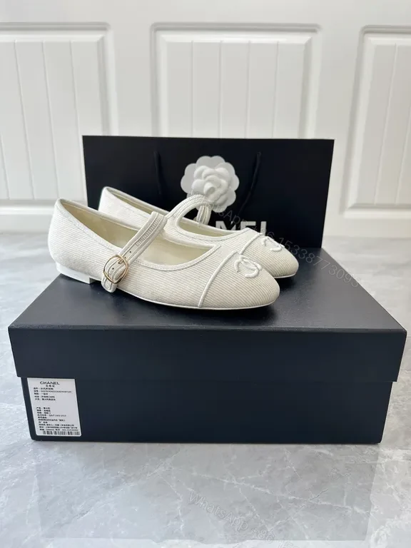 View 5 of White Knit Mary Janes with Logo Embellishment: Chic Dailywear