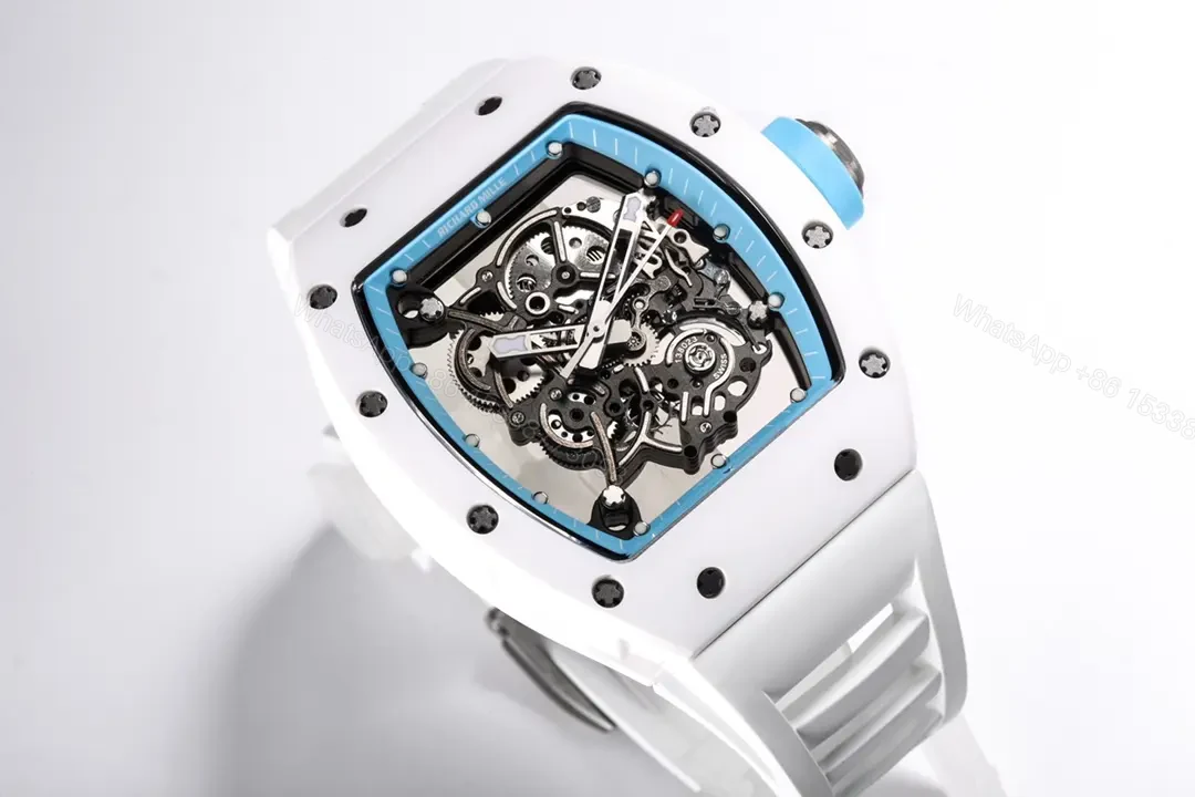 View 2 of RM Factory BBR Richard Mille RM055 White Ceramic Watch