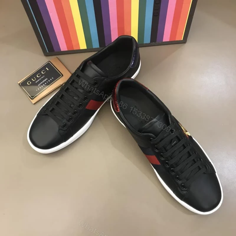 View 3 of GUCCI ACE EMBROIDERED BEE SNEAKER – GC37