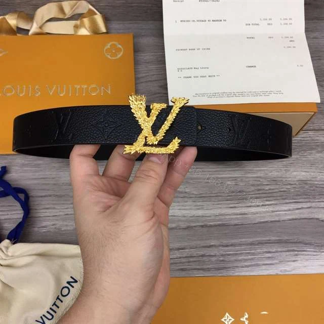 View 2 of LOUIS VUITTON 30MM BELT – B106