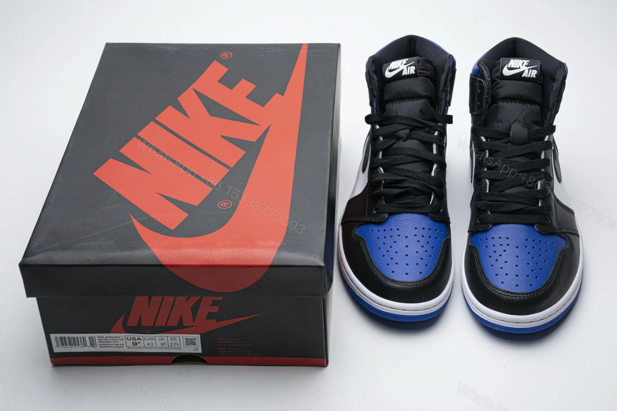 View 3 of Air Jordan 1 Retro High Royal Toe 555088-041