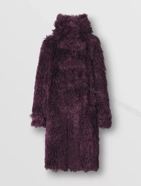 Burberry高仿大衣 巴宝莉a货大衣 连帽野兔耳牛角扣大衣 — view 1
