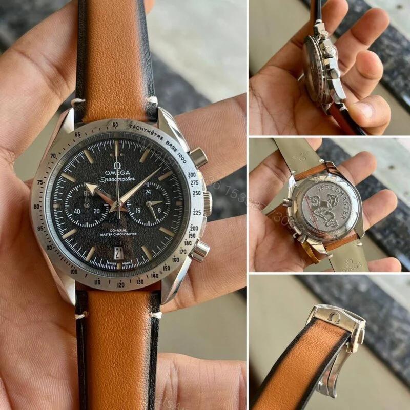 View 2 of Omega Speedmaster 57 Silver Brown 40.5MM Quartz