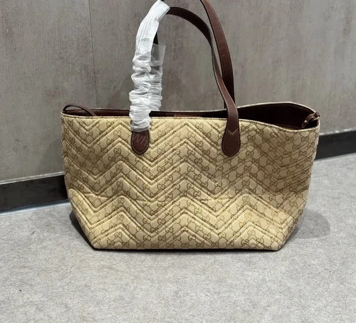 View 5 of Gucci AAAA GG Marmont Large Tote Bag 855392
