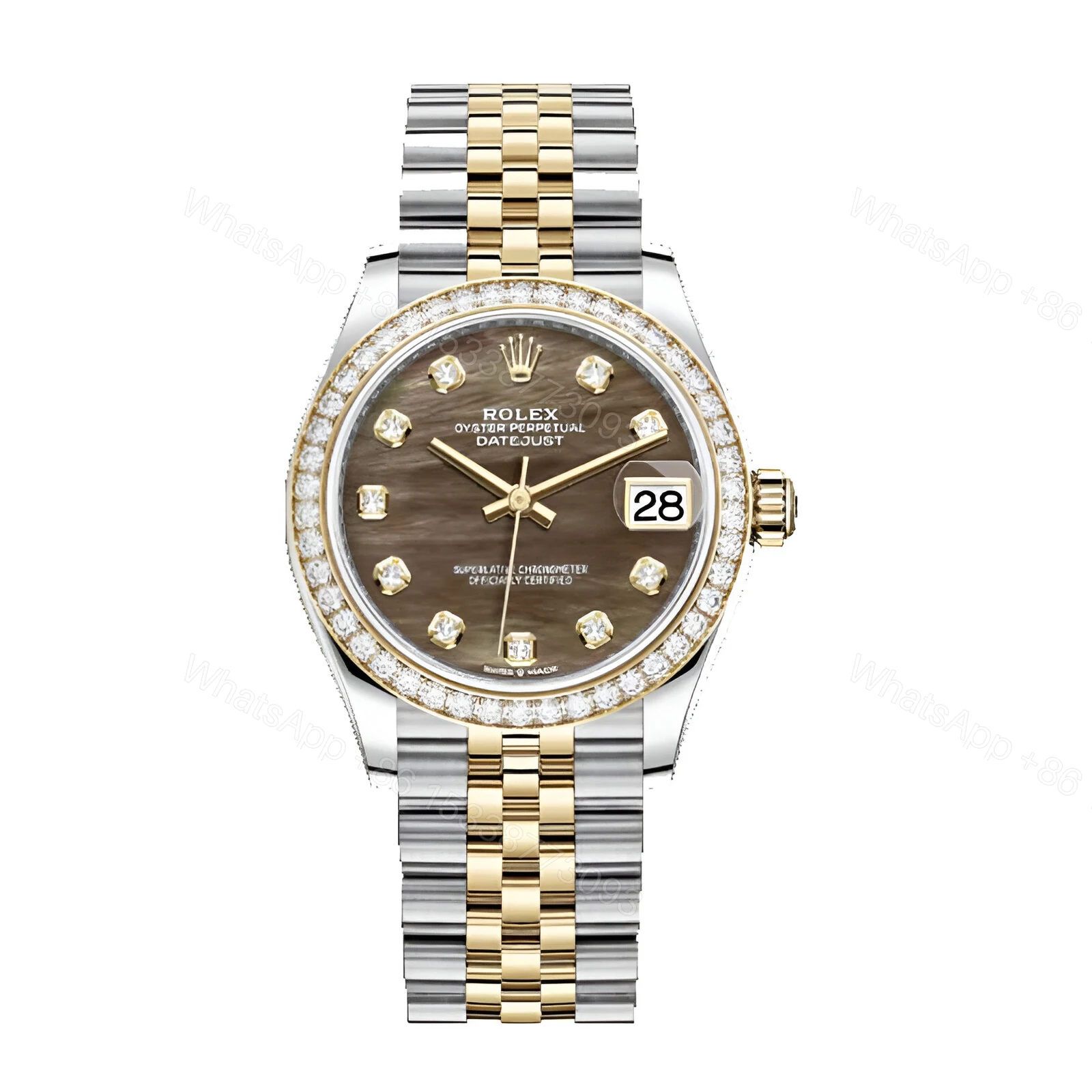 Rolex Datejust Automatic 116233 Brown Dial Jubilee Replica — view 1