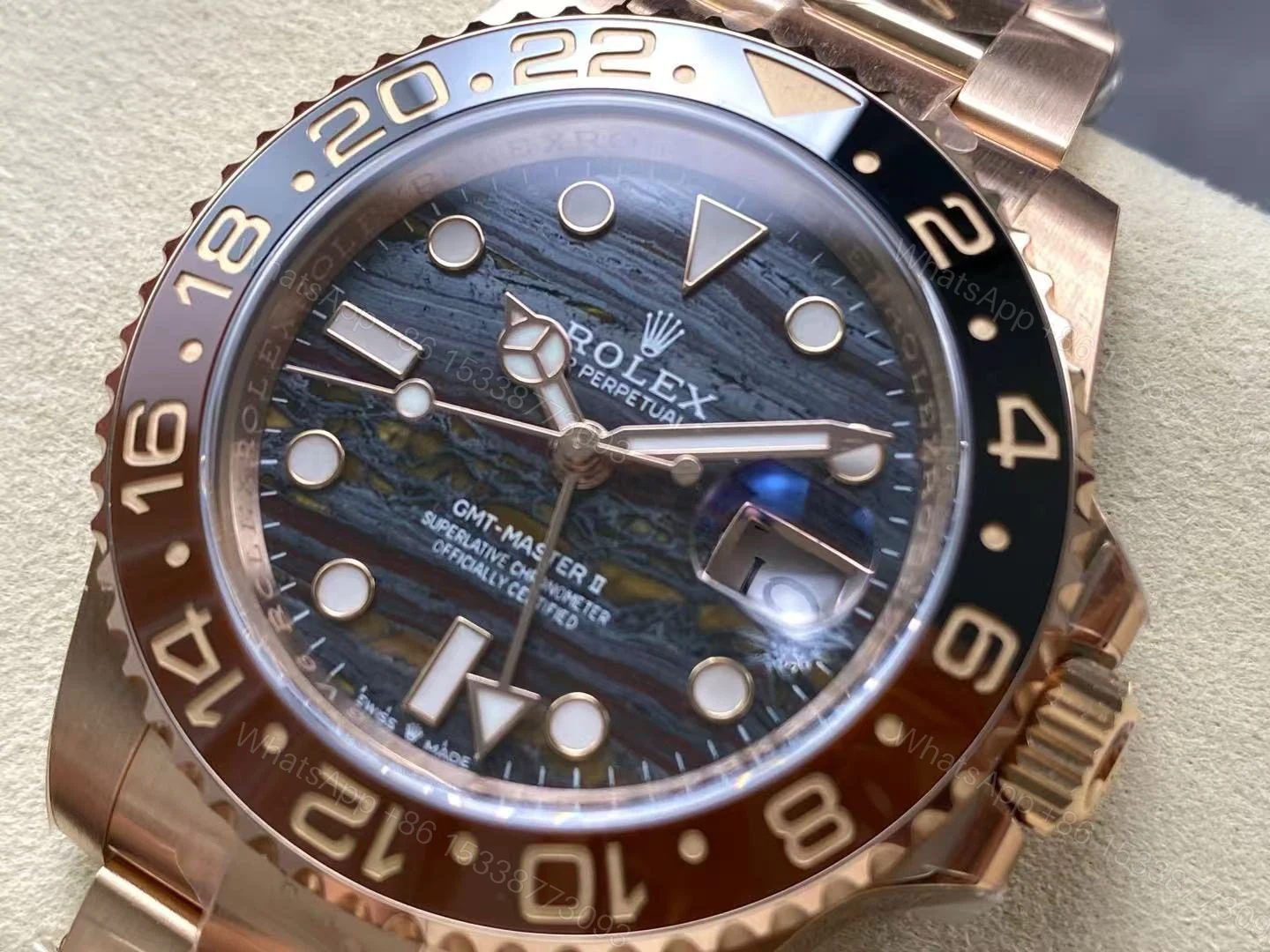 View 4 of Super Clone Replica GMT-Master II Tiger Iron Dial (2025)