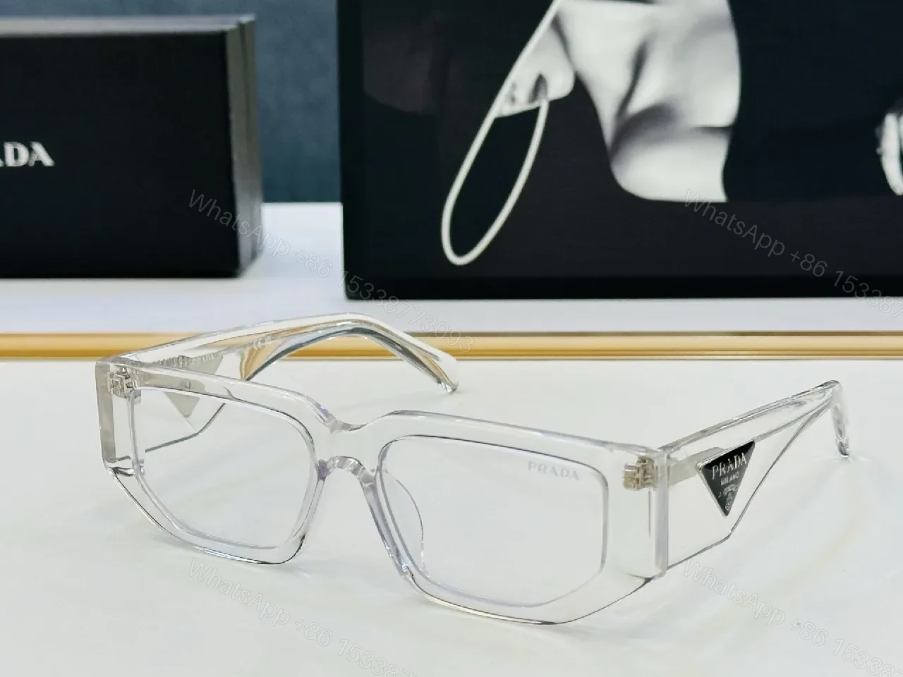 View 6 of Black Acetate Rectangle Eyewear – Comfort-Heavy, Designer-Feel Frames