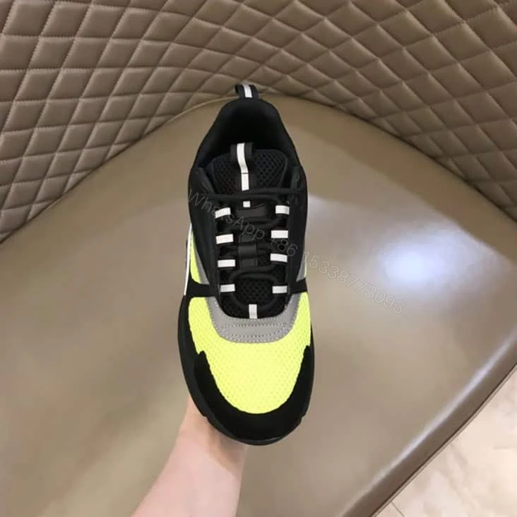 View 4 of B22 SNEAKER TECHNICAL MESH WITH AND CALFSKIN – CD100