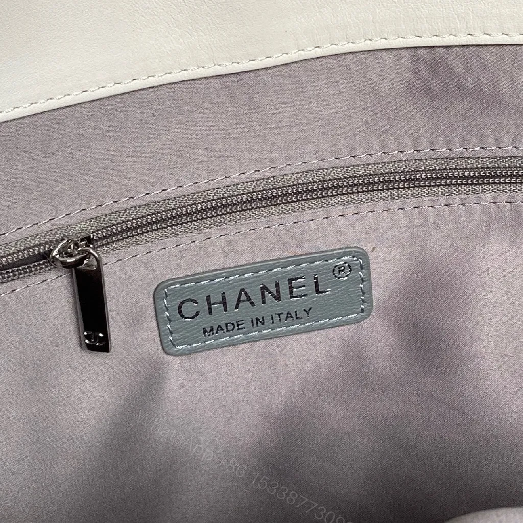 View 4 of Cream & Pink Signature Tote: Structured Day-to-Evening Bag