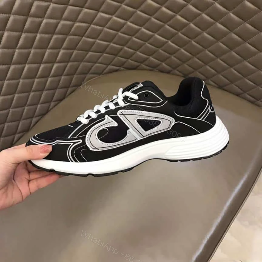 View 8 of DIOR B30 SNEAKERS BLACK MESH AND TECHNICAL FABRIC – CD88