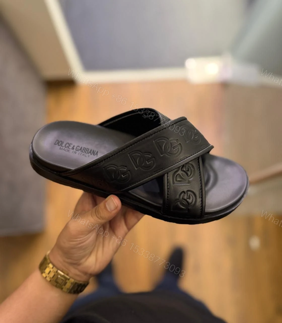 View 5 of FIRST COPY DOLCE GABBANA SLIDES FOR MEN