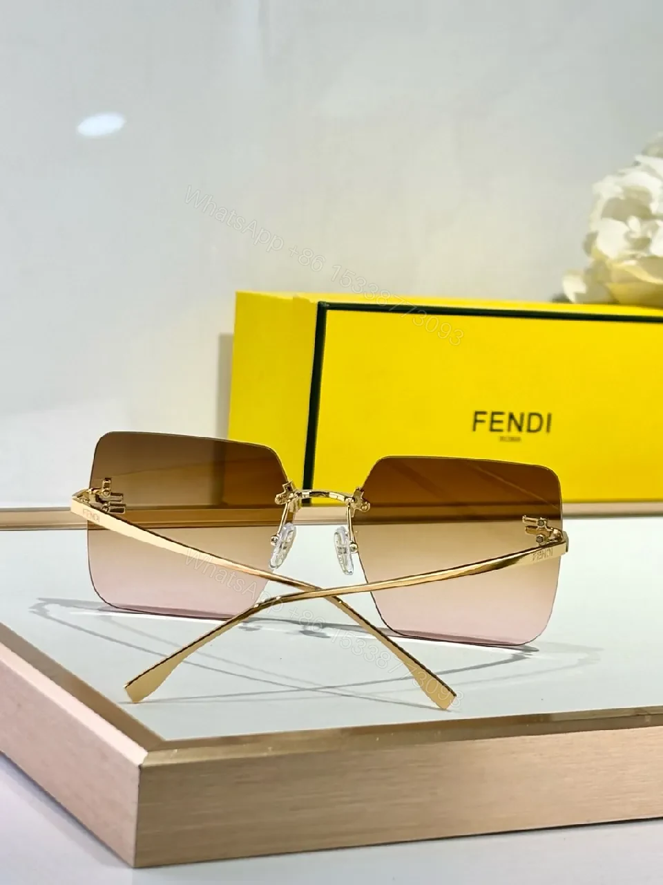 View 8 of Bold Gradient Square Sunglasses, Luxe UV Protection, Designer Flair