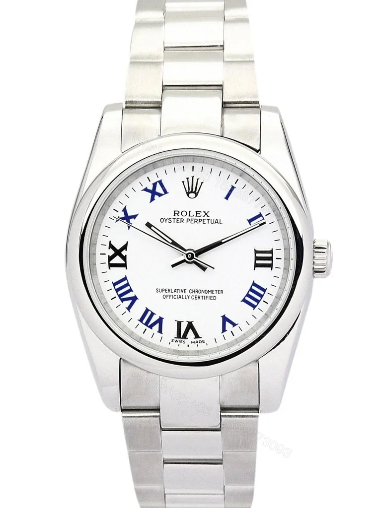 Replica Rolex Oyster Perpetual Lady White Dial 177200 31 mm — view 1