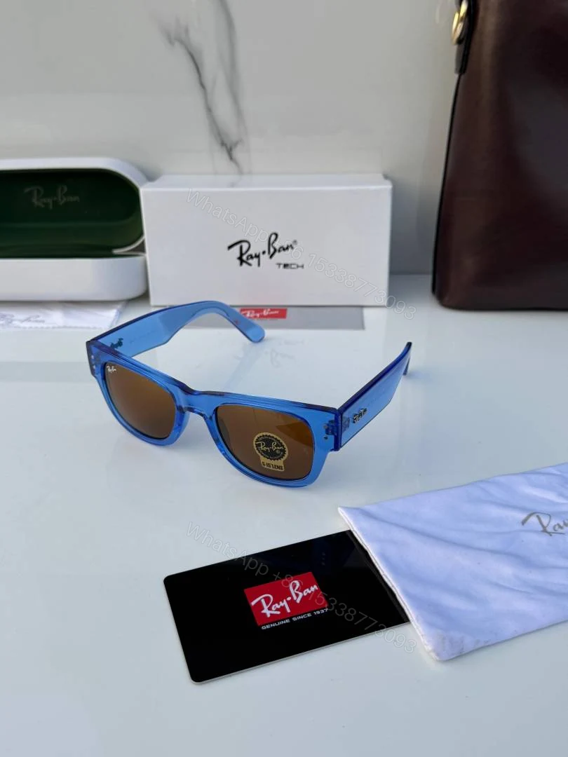 First Copy RayBan 0840 Blue Brown Sunglasses — view 1