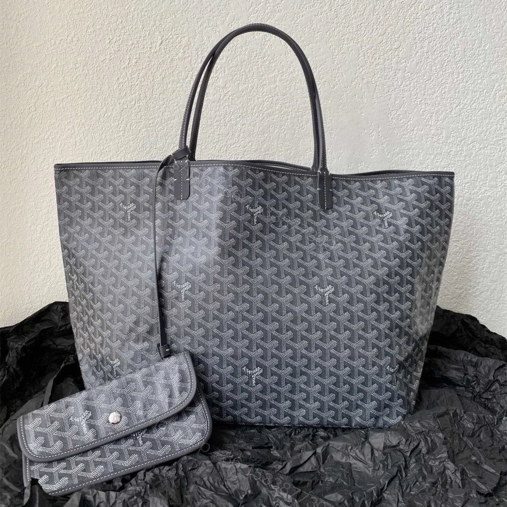 View 2 of 高仿Goyard*STLOUI4滿印Tote媽咪袋灰色大號免檢版