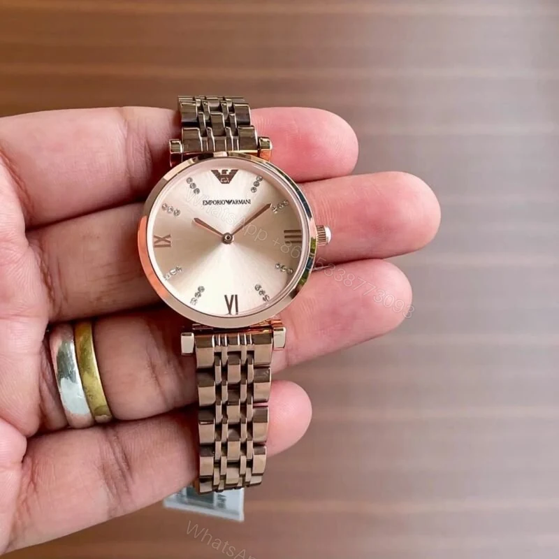 Emporio Armani Diamond Slim 12H Analog Quartz — view 1