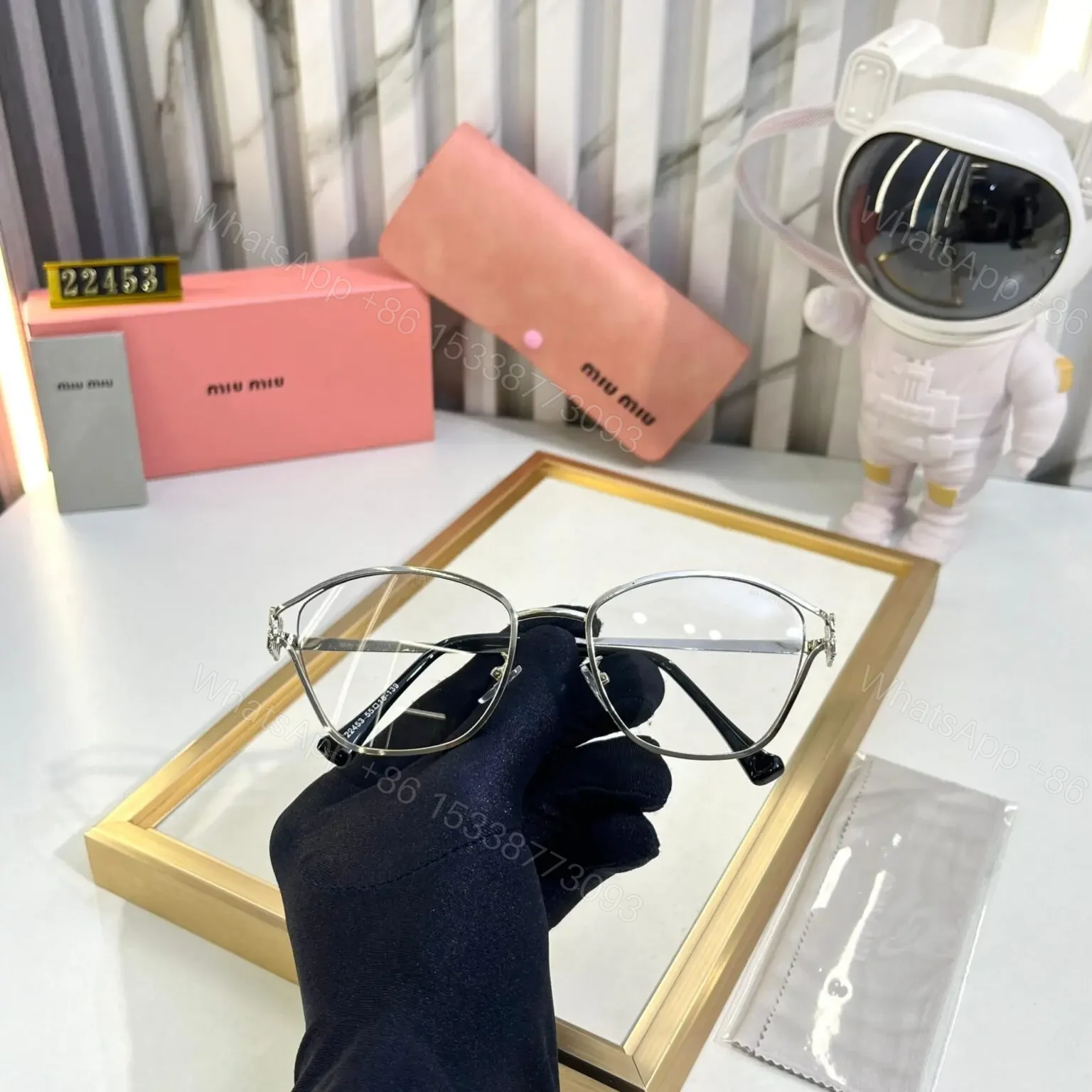 View 4 of MiuMiu Sunglasses Black Universal UV Protection