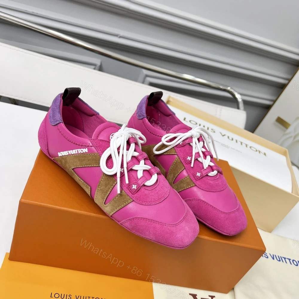 View 2 of Louis Vuitton LV Sneakerina Fuchsia Pink 1AHNEE