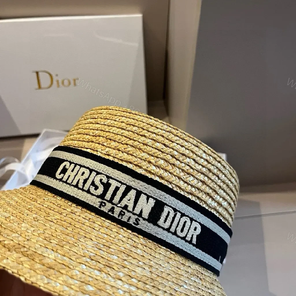 View 3 of Straw Hat + Straw + Luxe + Bold Band + Hat