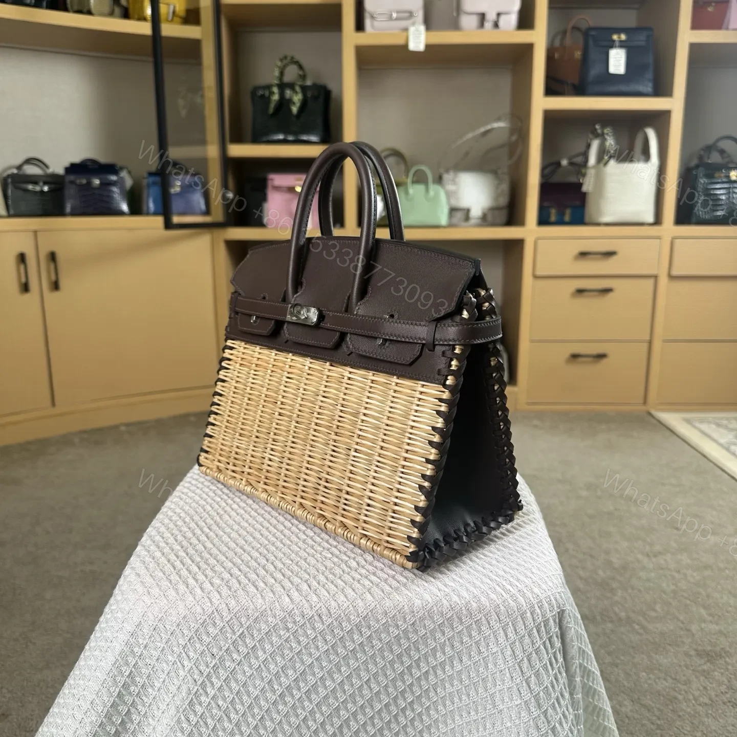 View 3 of Hermes Birkin 25cm Saddle Leather