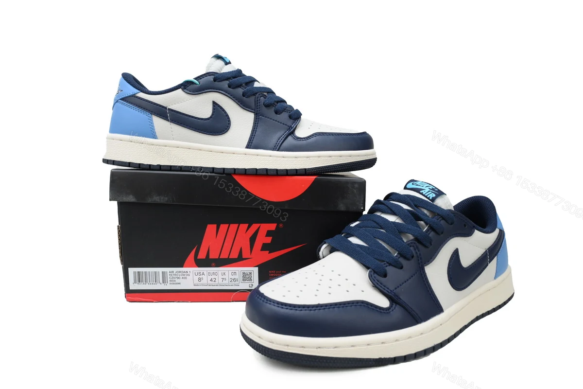 View 2 of Air Jordan 1 Low OG “Obsidian” CZ0790-400