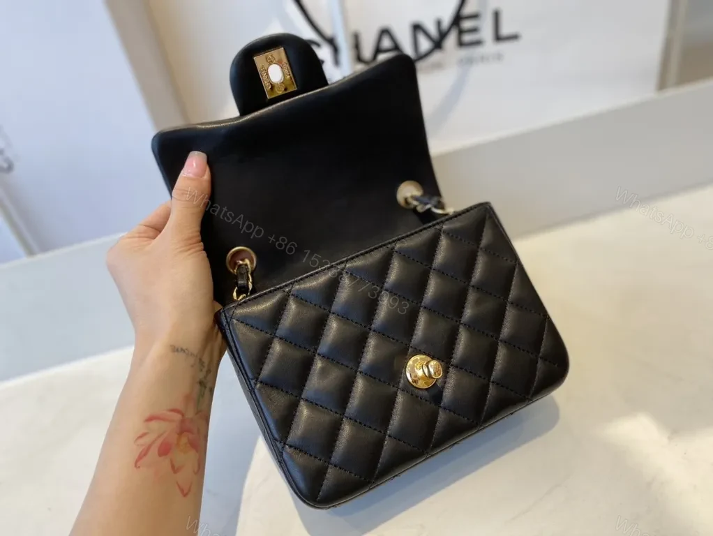 View 4 of Chanel-Inspired Quilted Flap Bag: Everyday Glamour, Luxe Compact