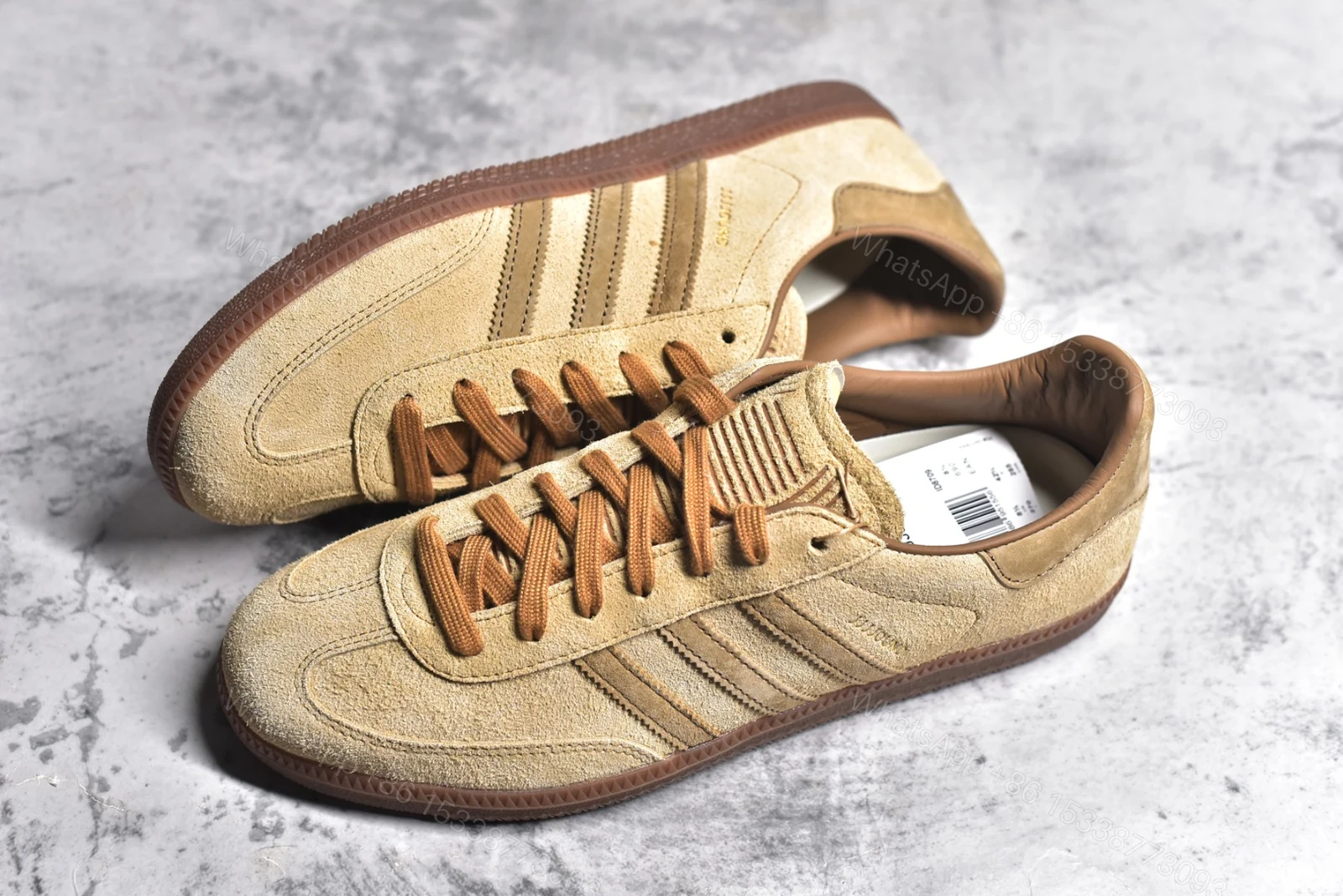 View 4 of Adidas Samba OG JJJJound Tobacco