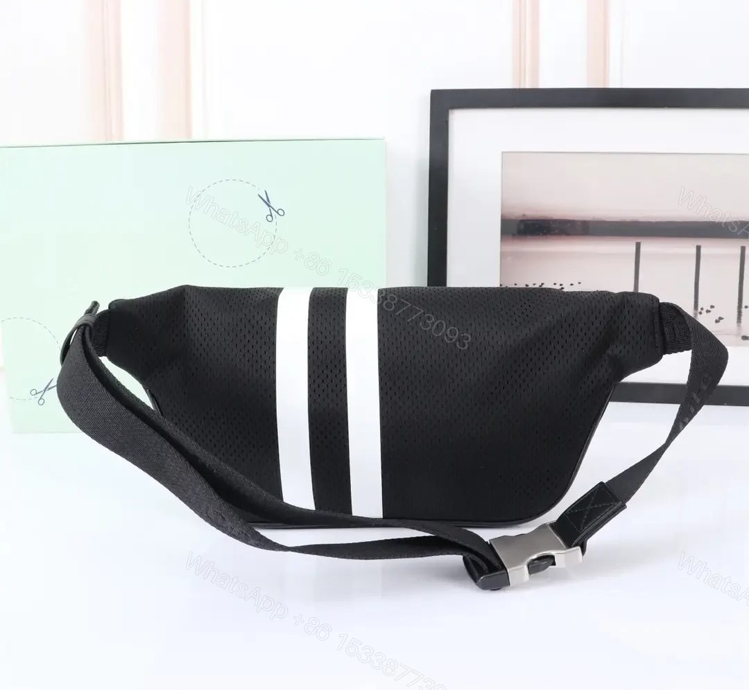 View 2 of Compact Mesh Fanny Pack: Bold Logo, All-Day Comfort