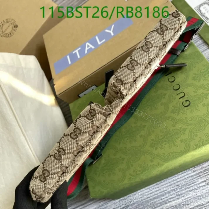 View 8 of Gucci Canvas Belt Bag Unisex RB5574
