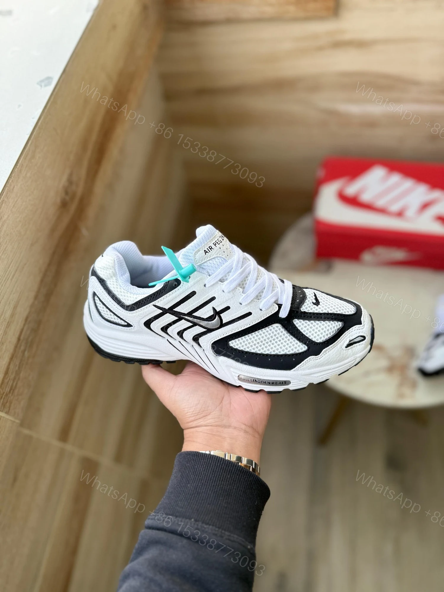 View 8 of FIRST COPY NIKE AIR PEGASUS 2K5 METALLIC SILVER FOR MEN