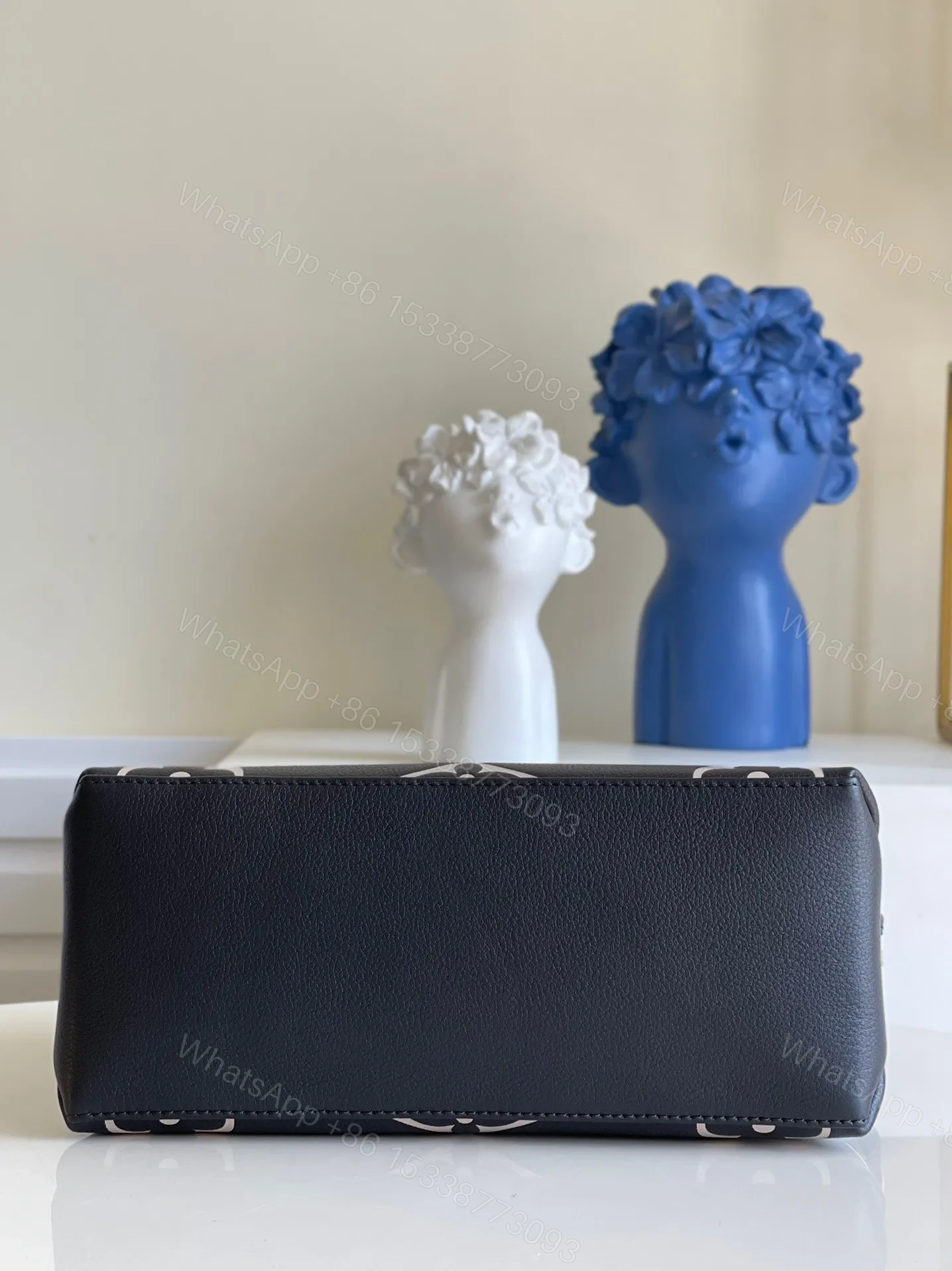 View 6 of Louis Vuitton LV Petit Palais Da Bicolor Monogram Empreinte Handbags 29x18cm