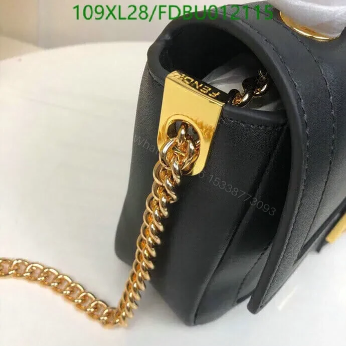 View 7 of Fendi Knockoff Baguette Chain Leather Medium Bag FDBU817 – Timeless Elegance