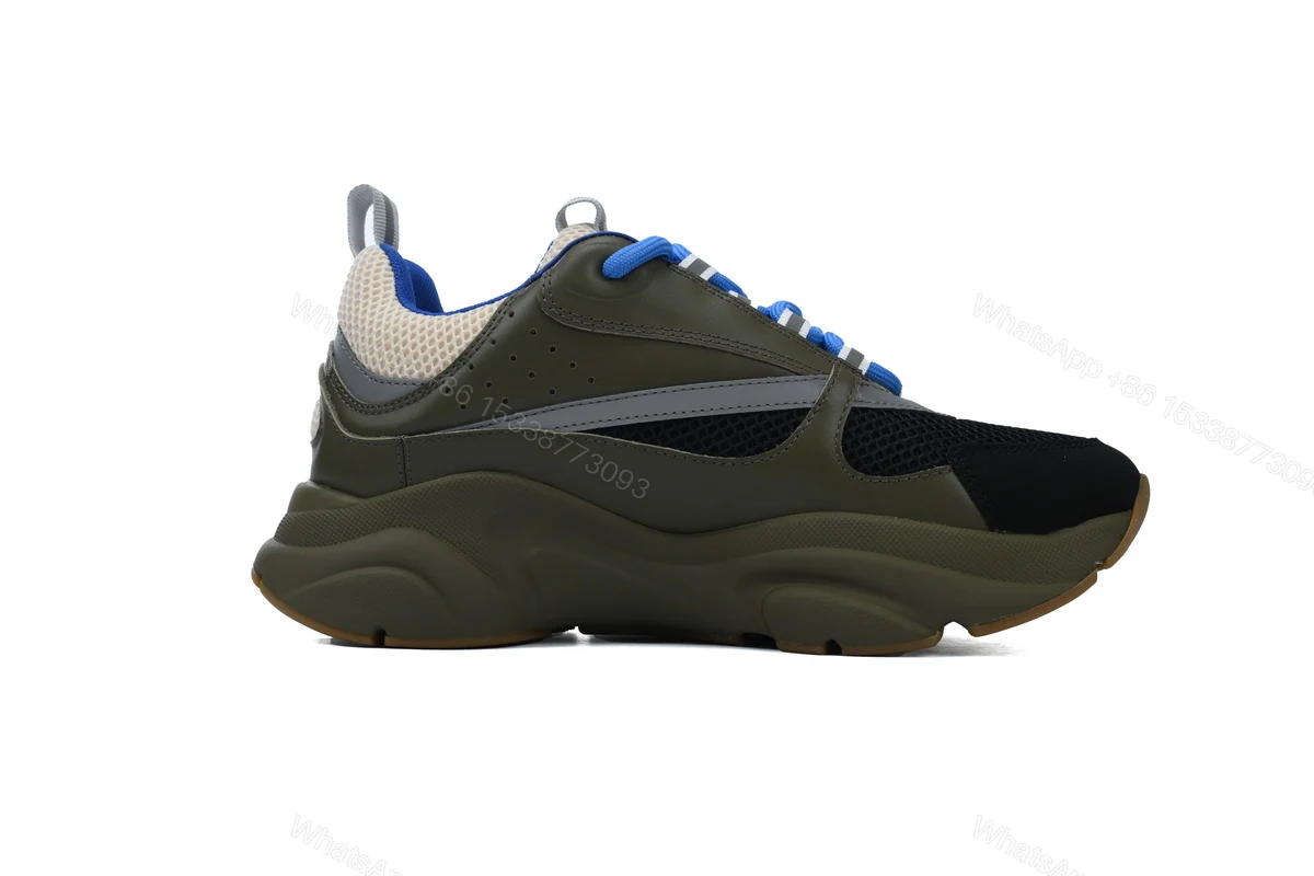 View 5 of Dior B22 Sneakers Olive Green