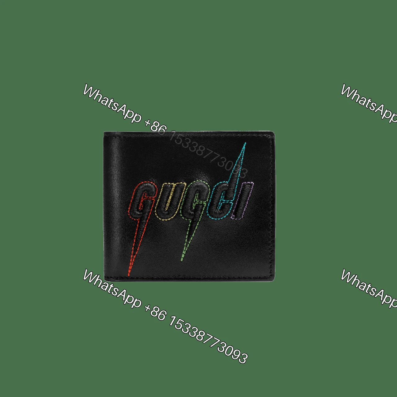 WALLET WITH GUCCI BLADE EMBROIDERY — view 1