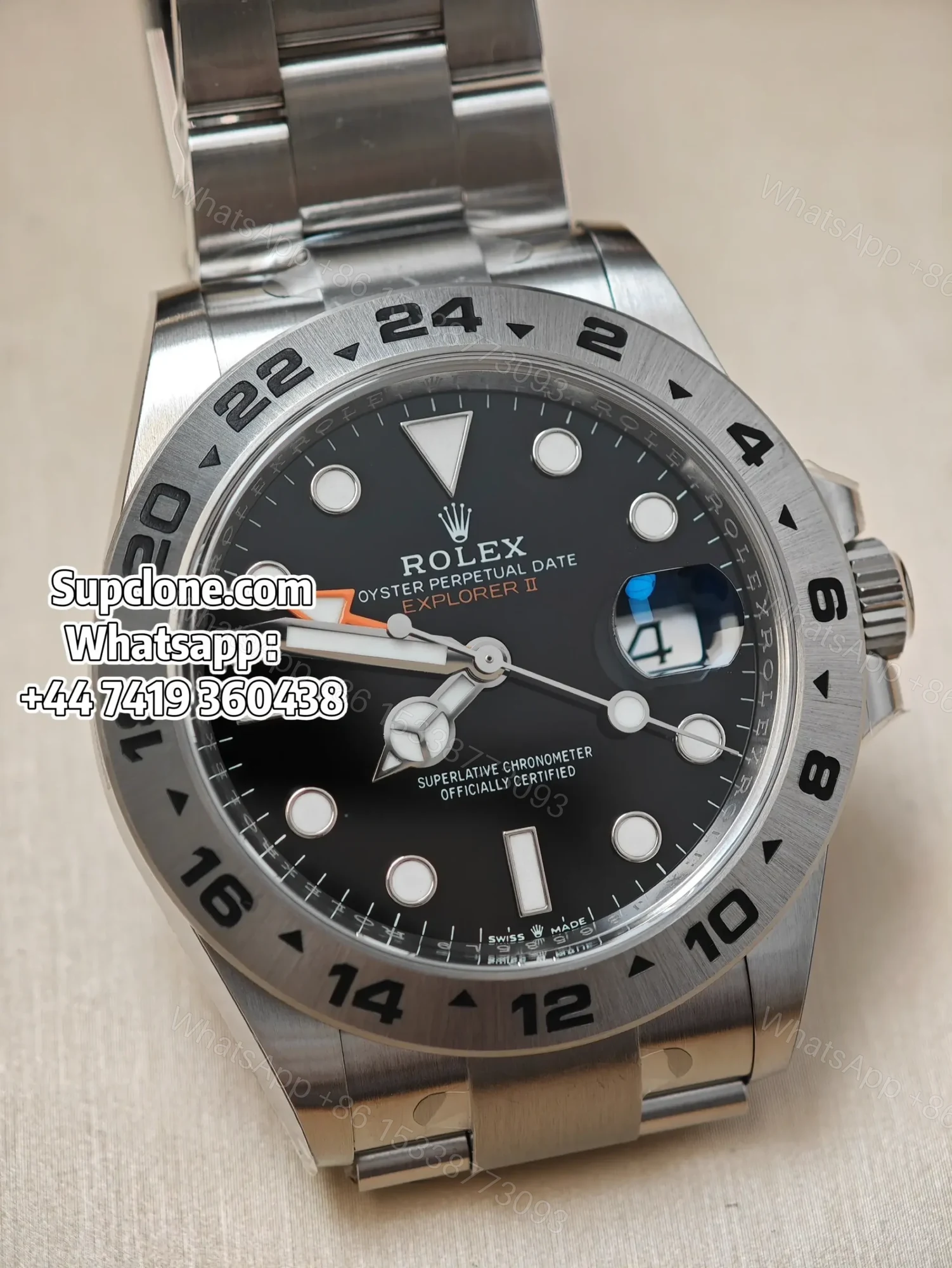 View 5 of Rolex Explorer II M226570-0002 42mm Polar Super Clone GMT Watch