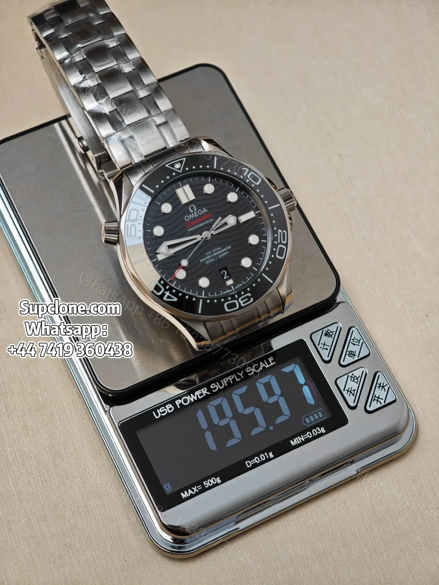 View 20 of Omega Seamaster 210.30.42.20.01.001 42mm Super Clone Diver Watch