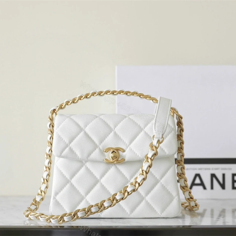 View 3 of 高仿Chanel*24S系列AS4472白色球紋牛皮單肩包免檢版