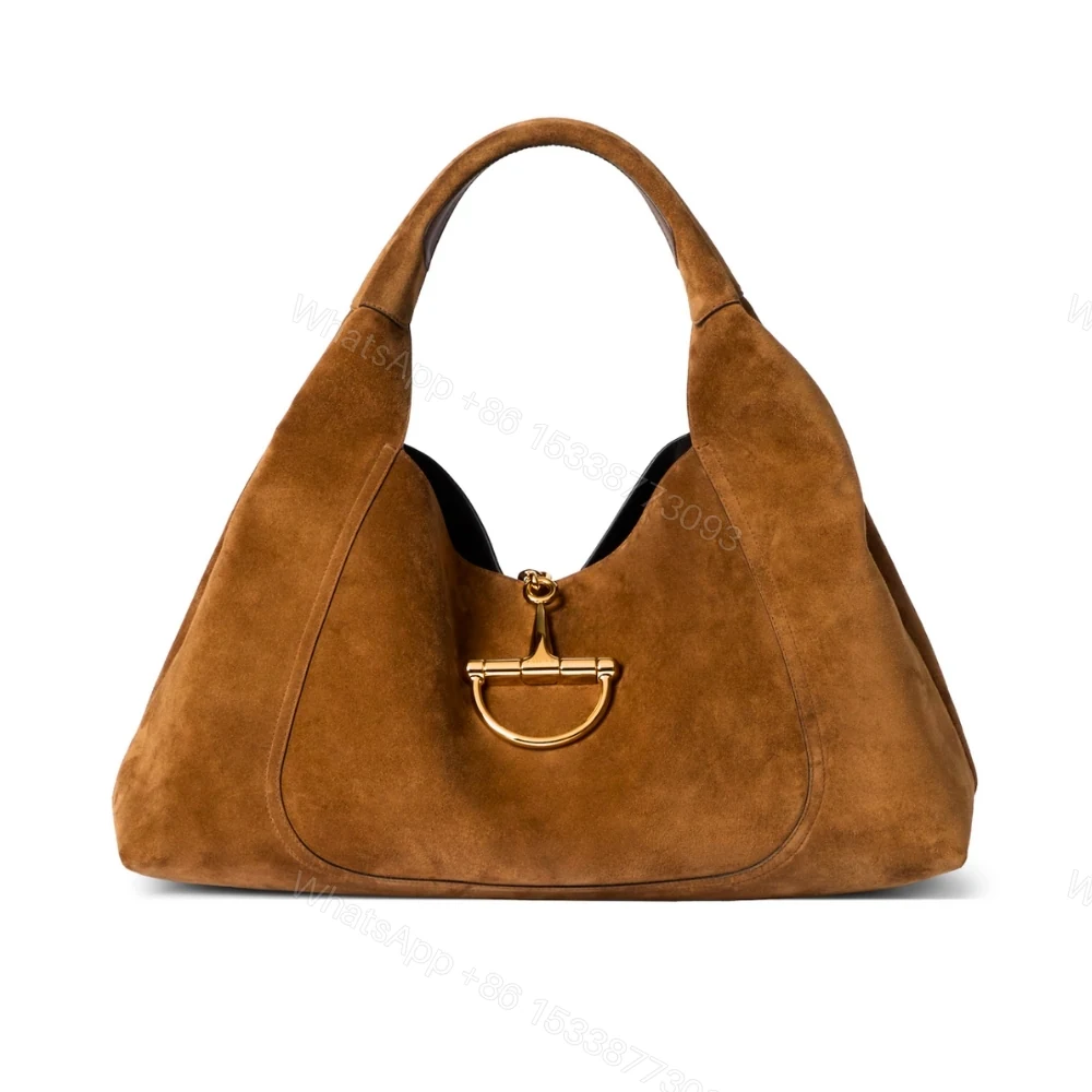 Gucci Softbit Maxi Shoulder Bag Brown 46Cm — view 1