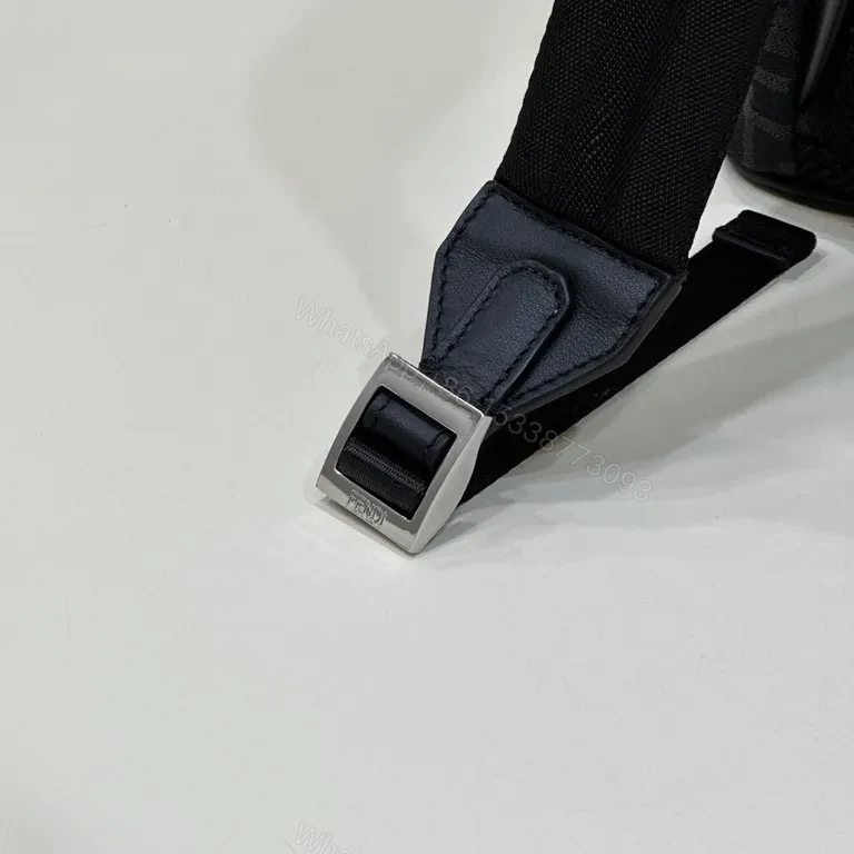 View 3 of Fendi Monogram Luxe Backpack: Structured, All-Day Comfort
