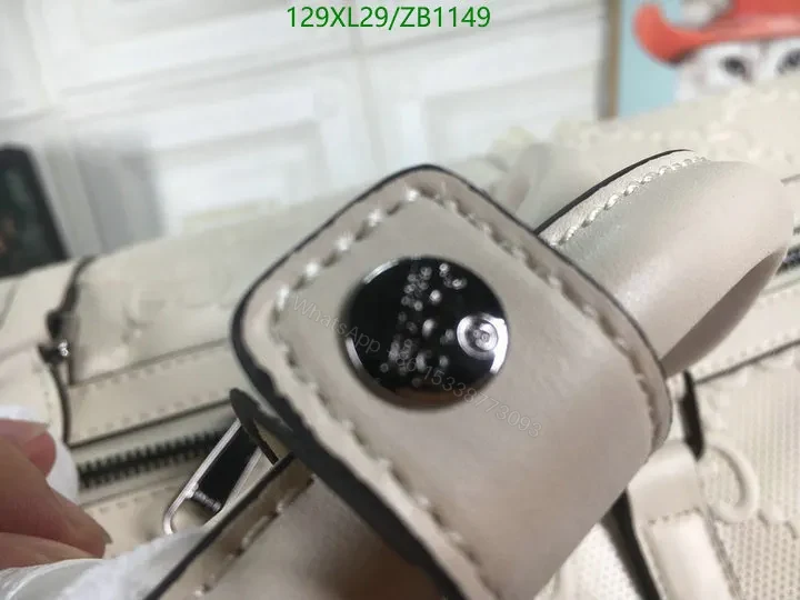 View 18 of Gucci Large Black Canvas Bag Knockoff Embossed with GG Logo VC73DZ