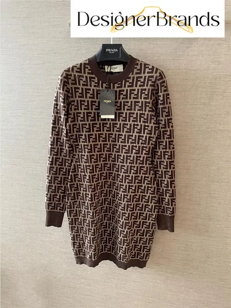 View 4 of Bold Monogram Knit Dress: Luxe Textured Monogram, All-Day Comfort