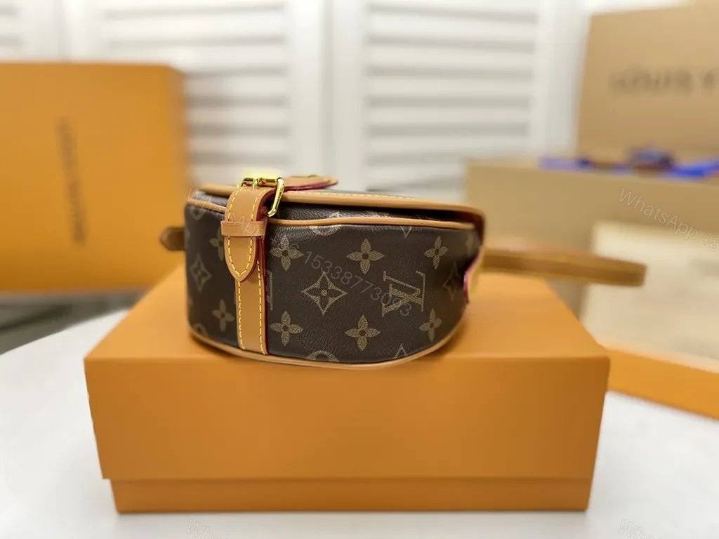 View 7 of Monogram Saddle Bag: Compact Crossbody, All-Day Style