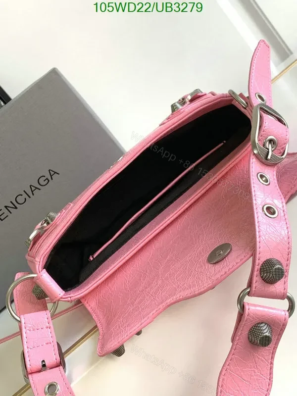 View 22 of Le Cagole XS Sling Bag White Dupe Balenciaga 2P1J37