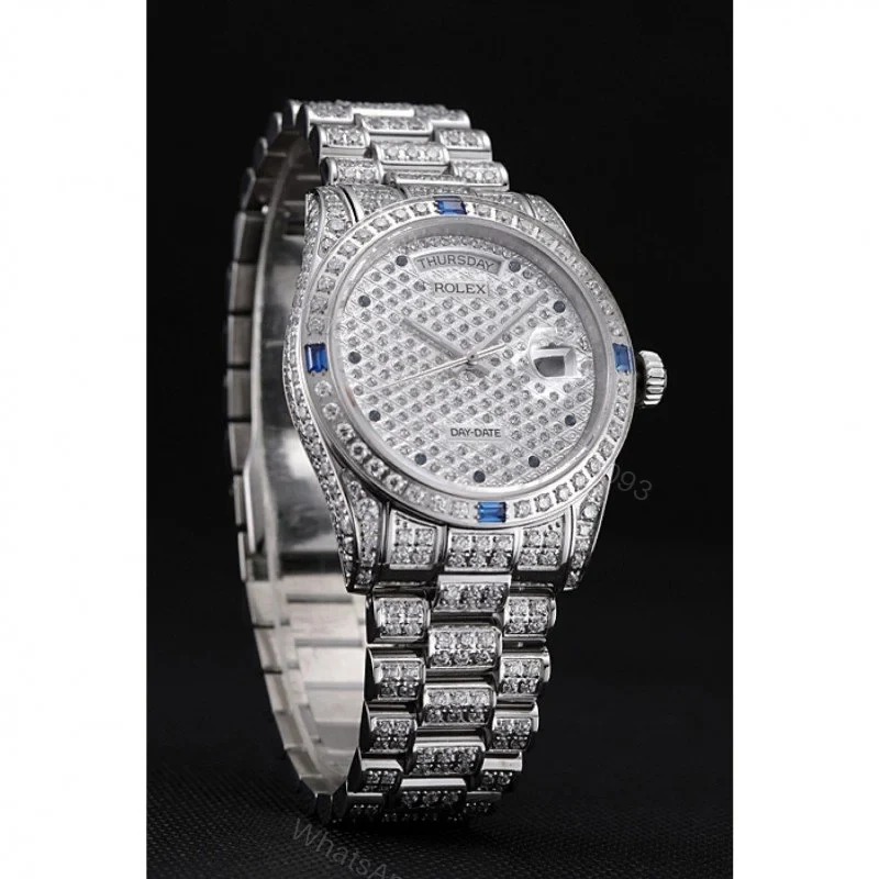 View 2 of Superclone Rolex Day-Date Diamond Dial 621613 37 mm