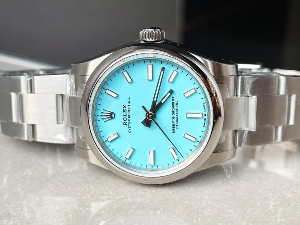 View 4 of EWF Factory 1:1 Rolex Oyster Perpetual 31mm 277200 Best Edition LIGHT BLUE