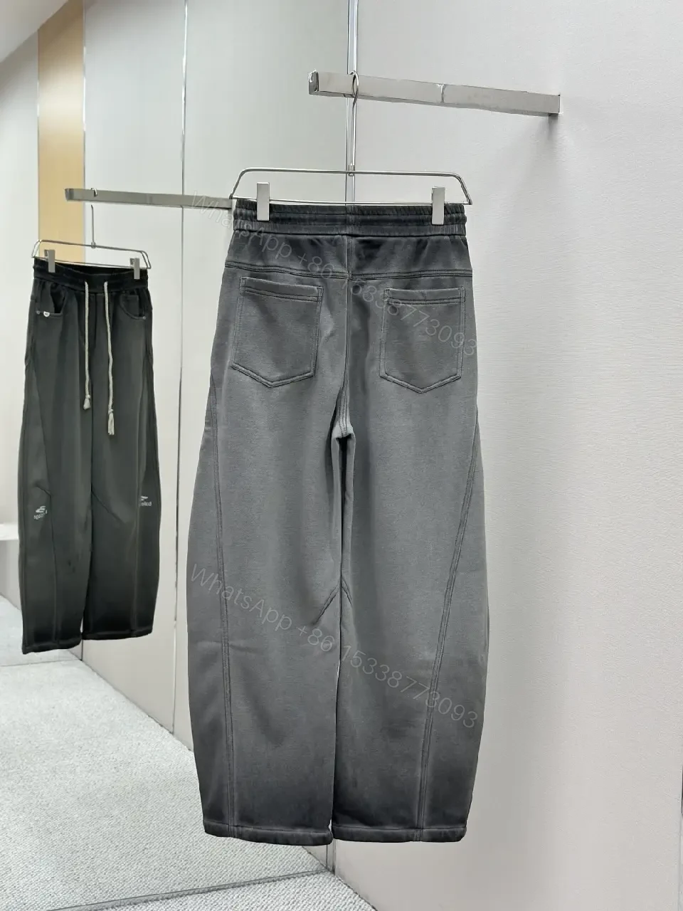 View 9 of Relaxed Tech-Fleece Joggers w/ Signature Logo Chinos